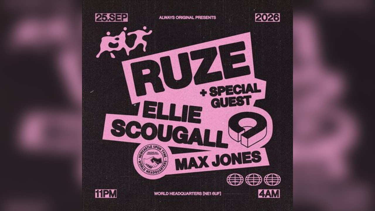 Always Original presents RUZE, Ellie Scougall + Special Guests