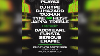 30 Years of Playaz: DJ Hype, DJ Hazard, Heist, Taxman + more