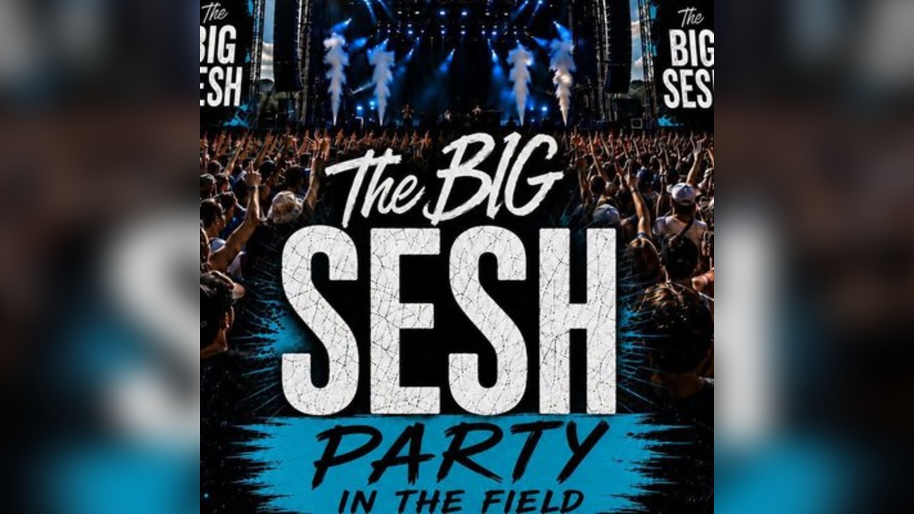 Big Sesh Party in the field