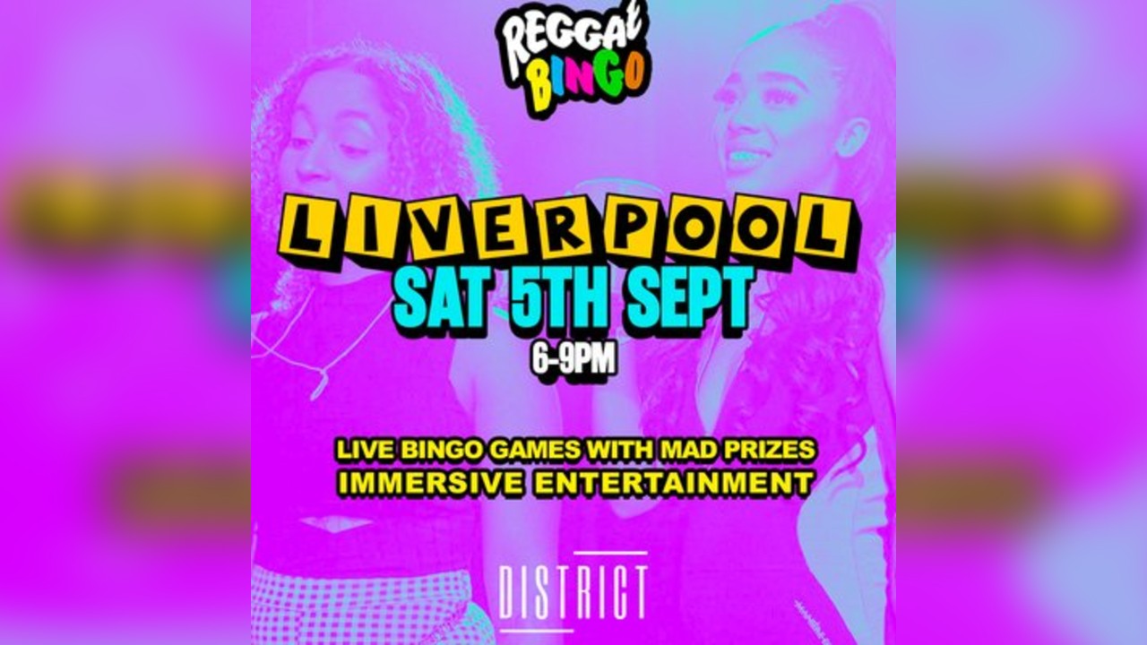 Reggae Bingo - Liverpool - Sat 5th Sept