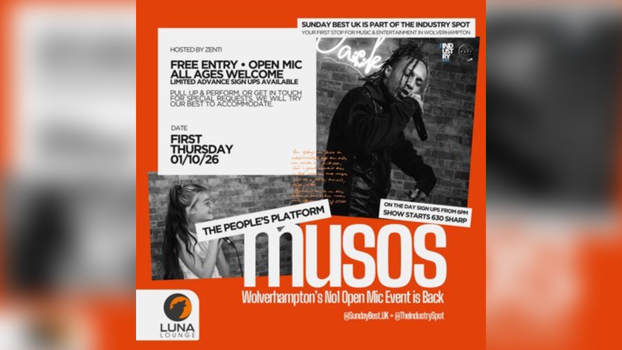musos: The People's Platform (Wolverhampton's No.1 Open Mic)
