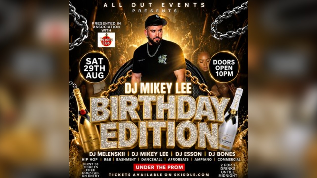 All Out Events DJ Mikey Lee Birthday Edition