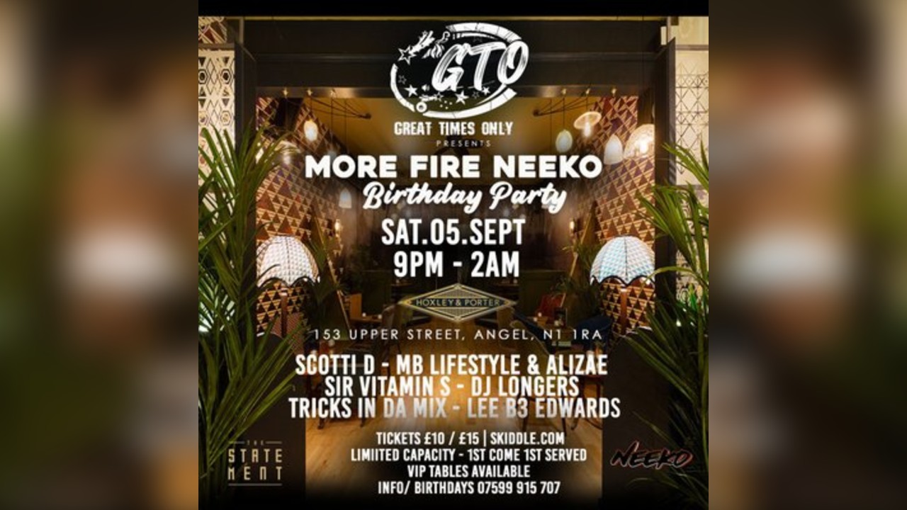 GTO - More Fire Neeko Birthday Party