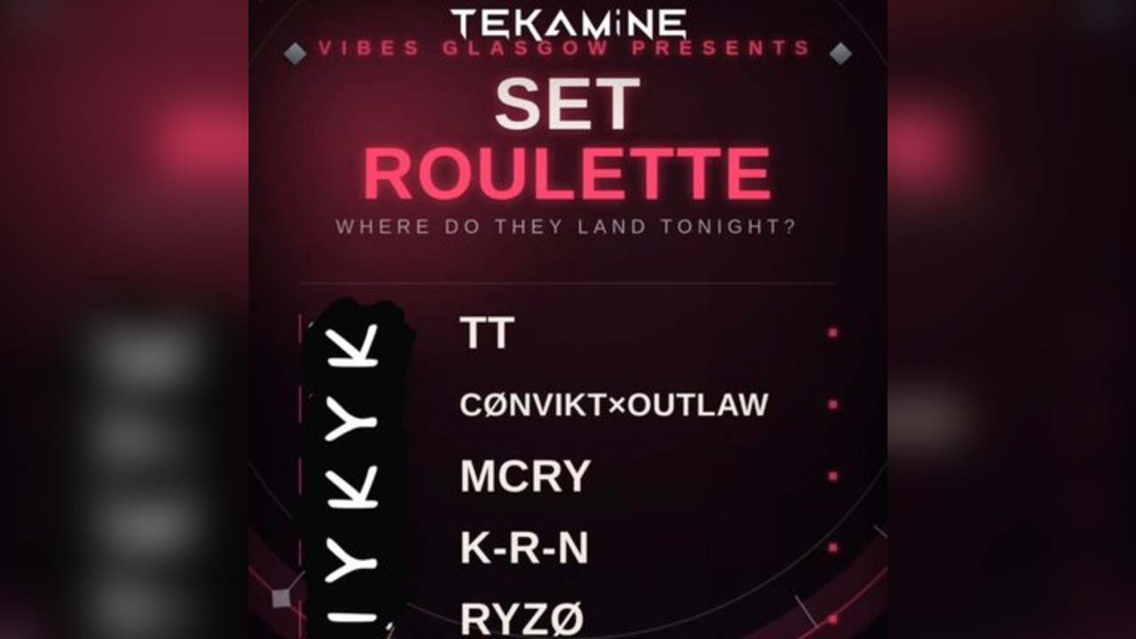 Tekamine x Vibes Presents Set Roulette