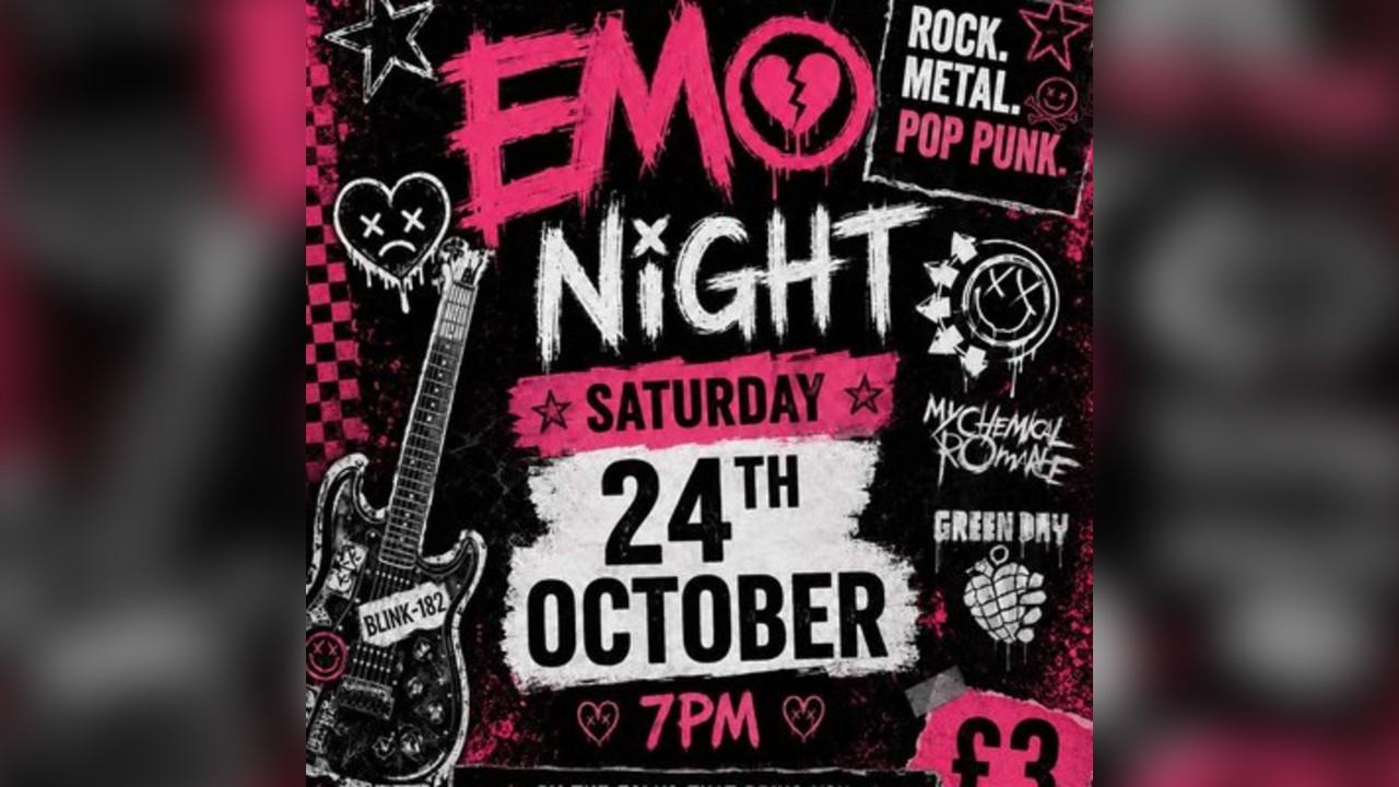 EMO NIGHT Rock, Metal & Pop Punk