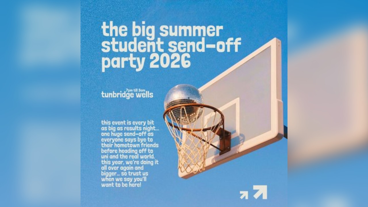 1.0 The Big Summer Student Send-Off Party - Tunbridge Wells