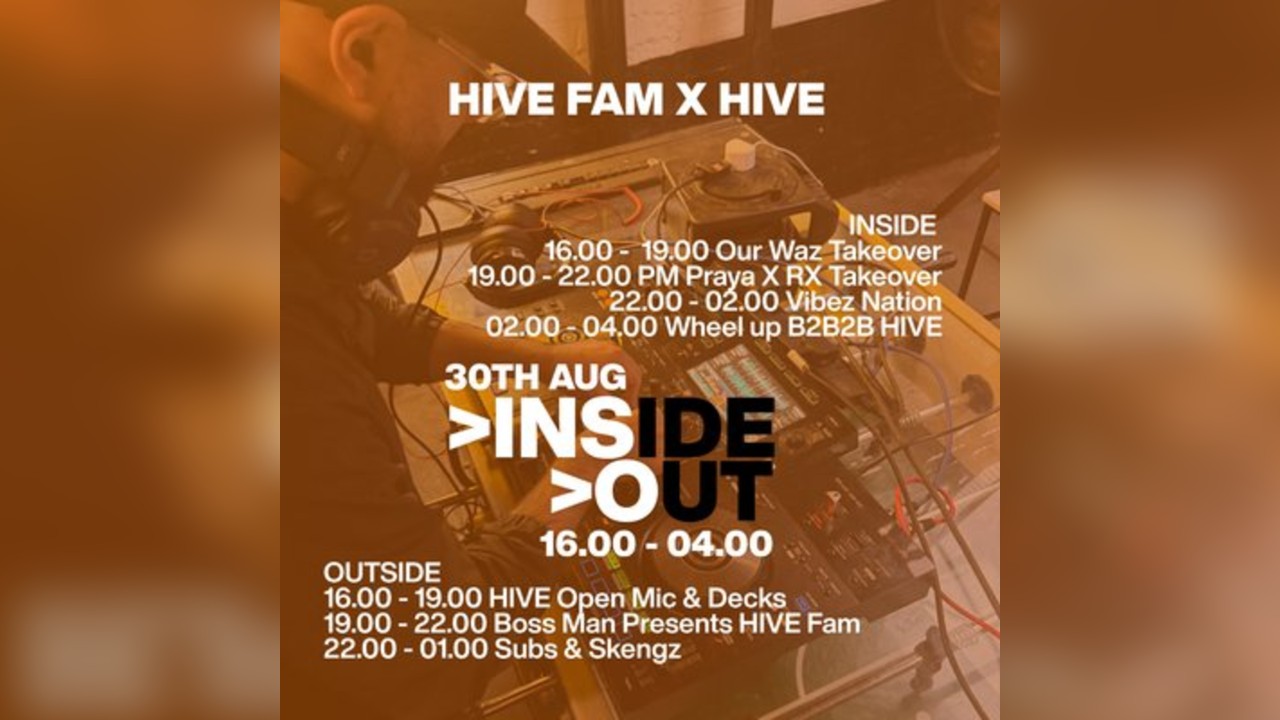 INSIDE//OUT AUGUST Bank Holiday Takeover