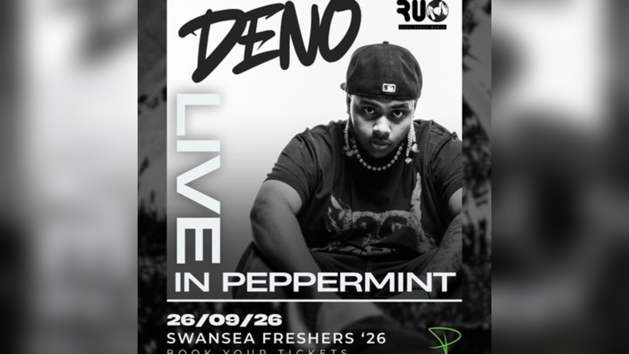 Swansea Freshers 2026 Peppermint Presents: DENO Live