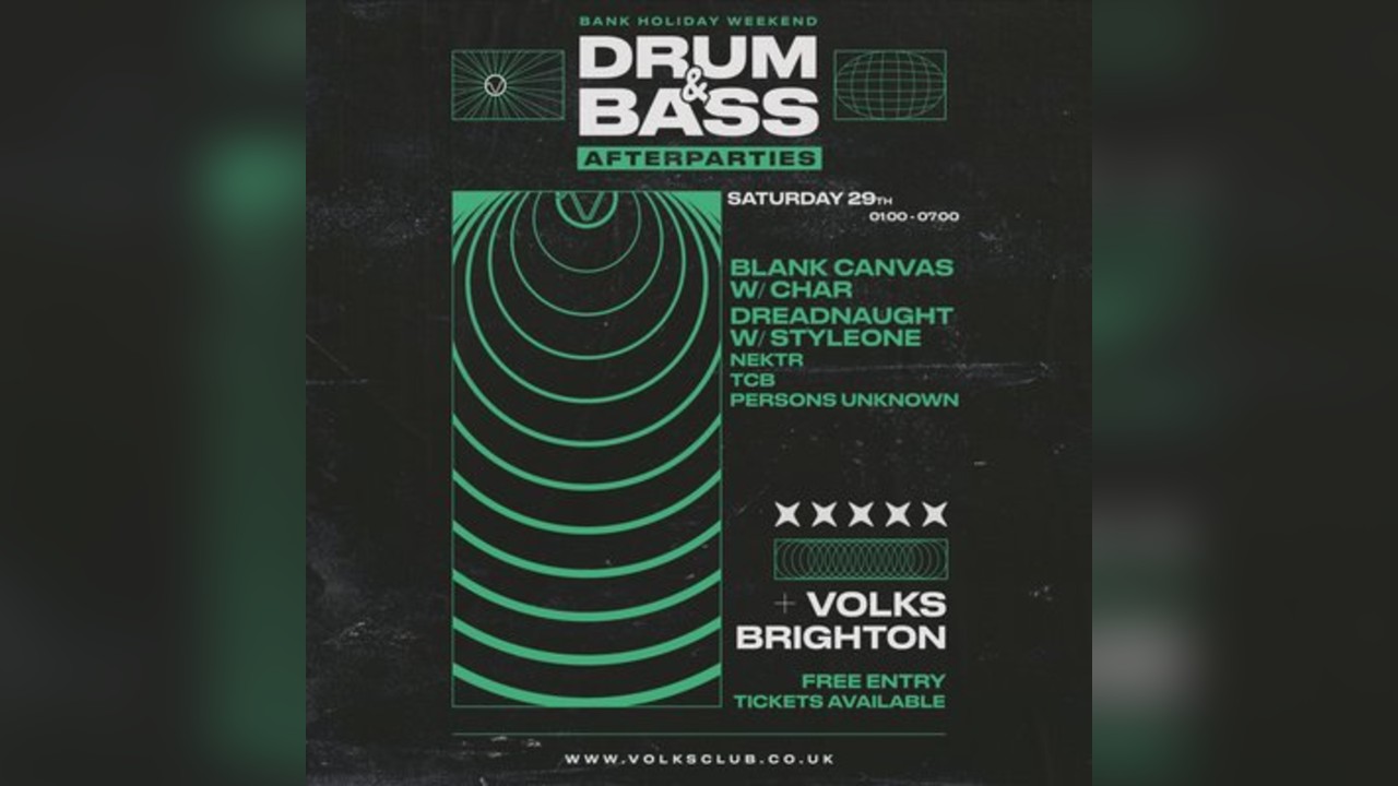 Saturday night - Free Entry DNB Session