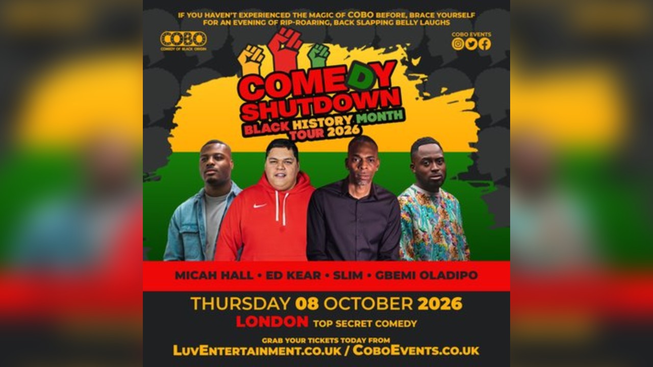 COBO : Comedy Shutdown | Black History Month Special - London