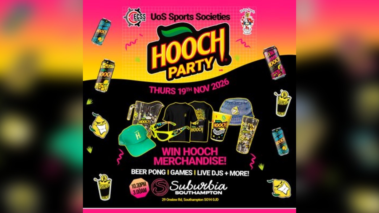 UoS Sports Societies Presents: Hooch Party