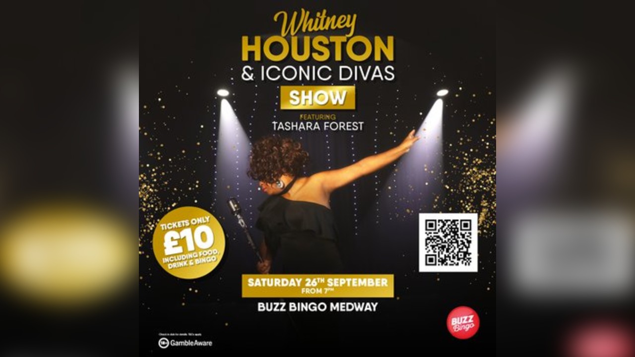 Whitney Houston Tribute Saturday 26th September from 6.45pm