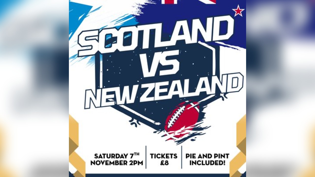 Scotland VS New Zealand at Drygate