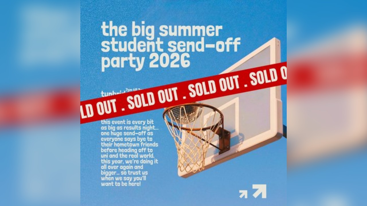 2.0 The Big Summer Student Send-Off Party - Tunbridge Wells