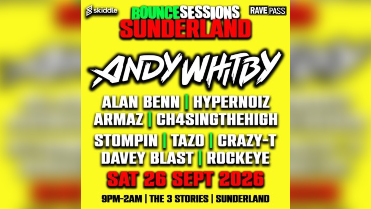 BOUNCE SESSIONS SUNDERLAND : Andy Whitby x Mc Tazo