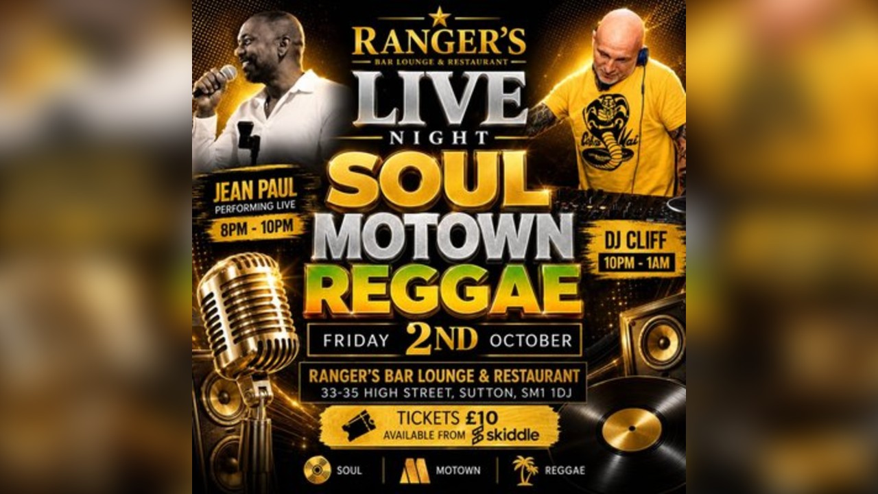Soul Motown & Reggae Night