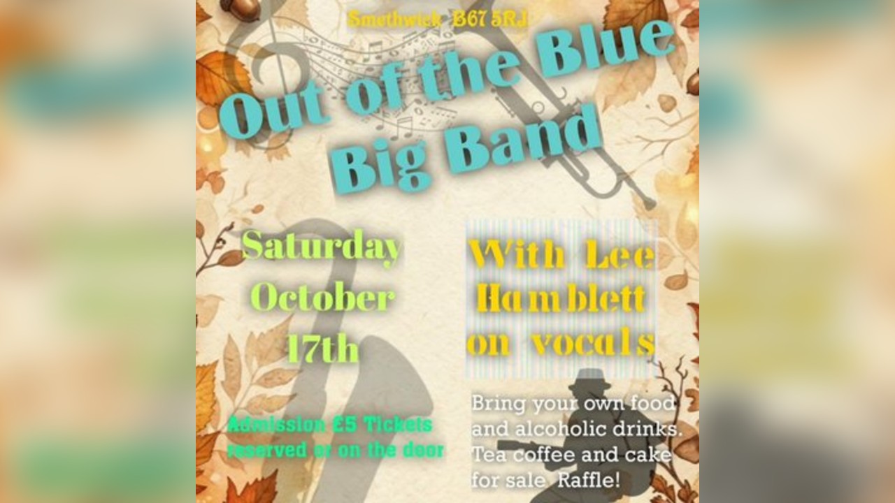 Out Of The Blue Big Band with Lee Hamblett on vocals