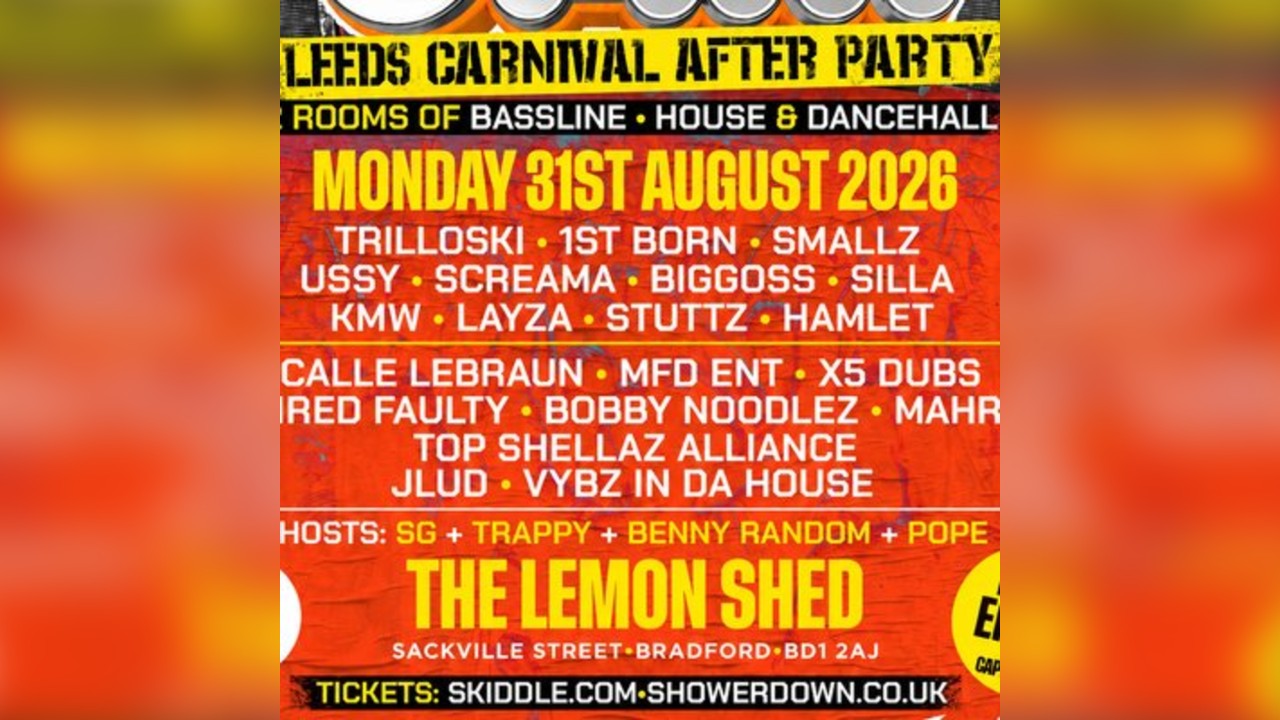 Leeds Carnival After Party Capricorn Summer Jam