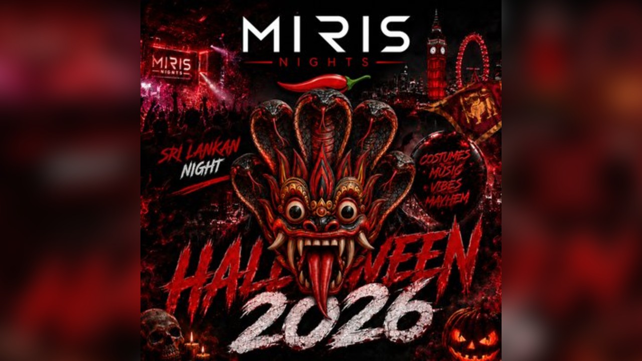 MIRIS NIGHTS presents Sri Lankan Halloween 2026