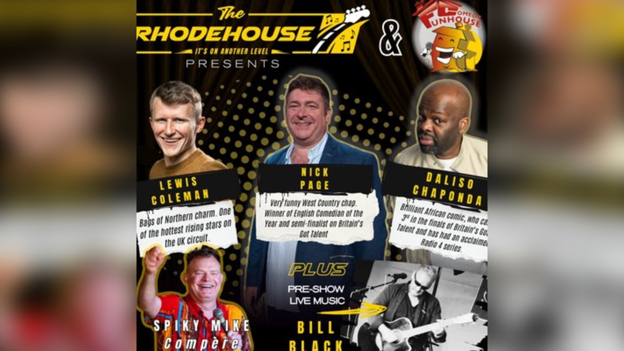 Three comedians. Plenty of laughs