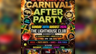 Sunday Carnival After Party - Everyone Free Before 12AM