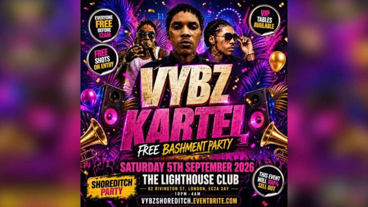 Vybz Kartel - Free Bashment Party - Everyone Free Before 12AM
