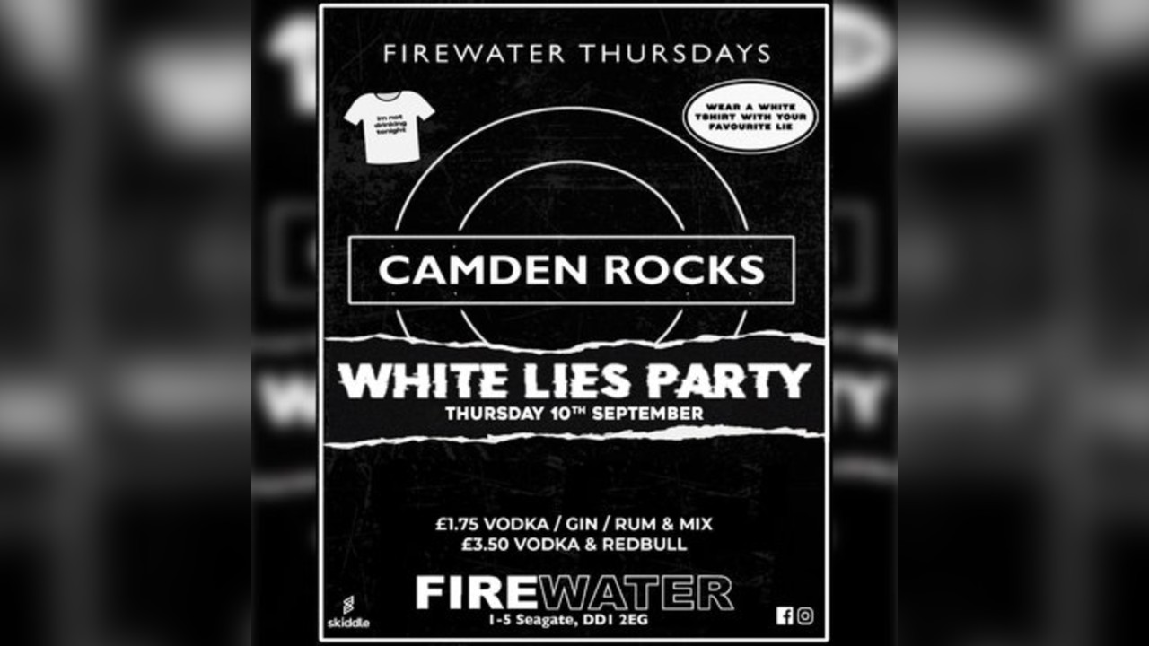 Freshers 2026 - White Lies