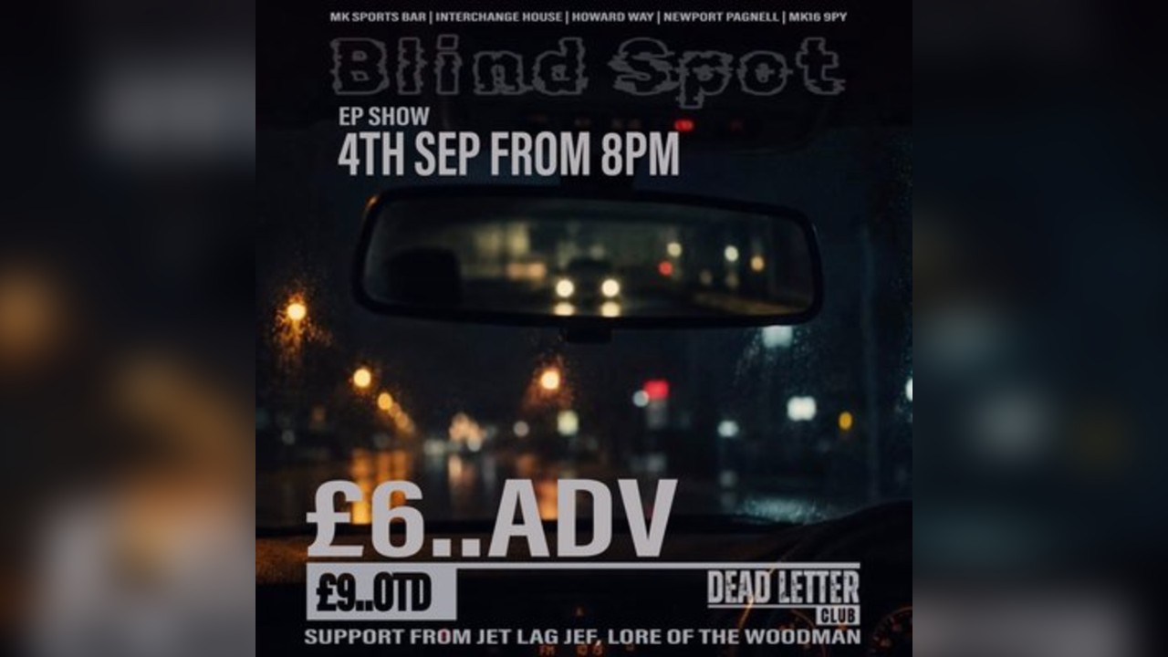 Dead Letter Club: 'Blind Spot' EP Launch Show