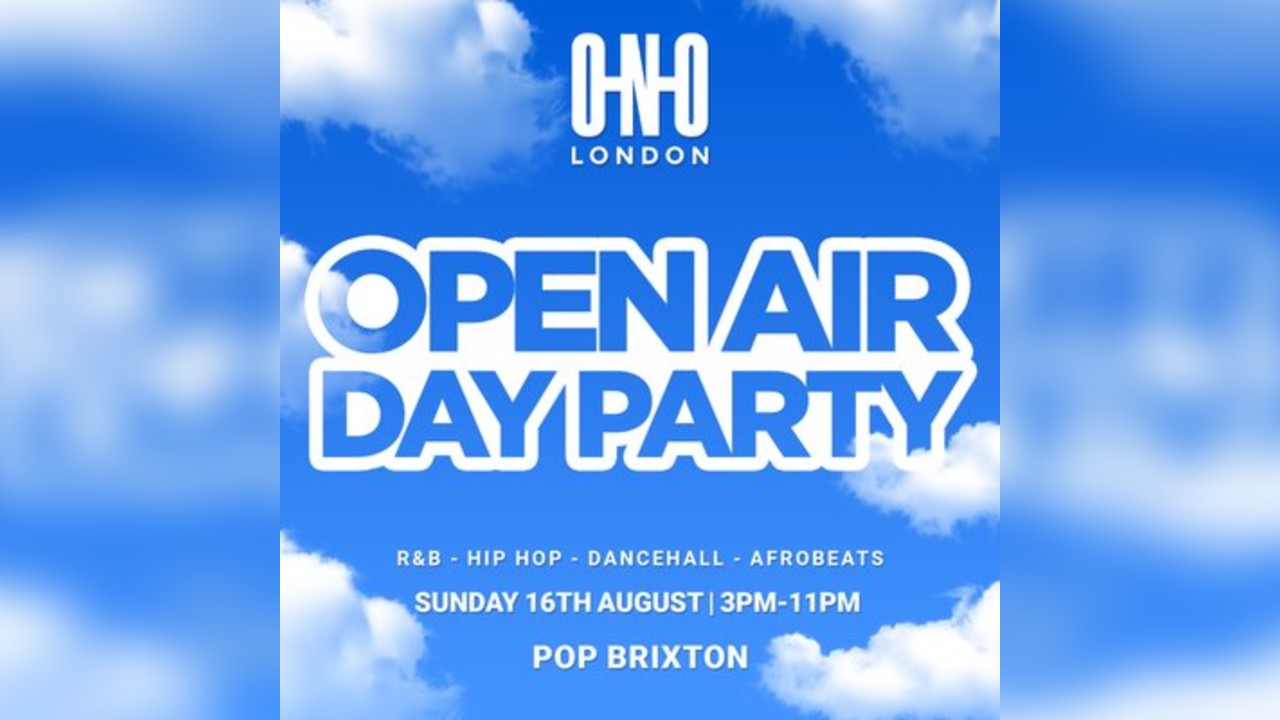 Open Air Day Party (£1 B4 4PM With A Ticket)