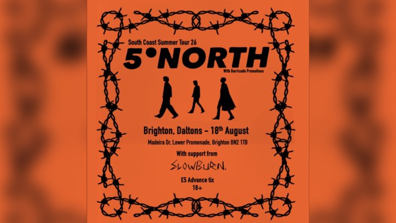 Barricade Promotions Presents... 5 Degrees North at Daltons