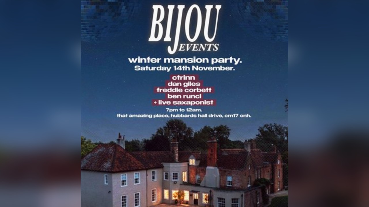 Bijou Events - Winter Mansion Party