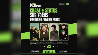 NOW PLAYING: Chase & Status, Sub Focus, Dimension & Hybrid Minds
