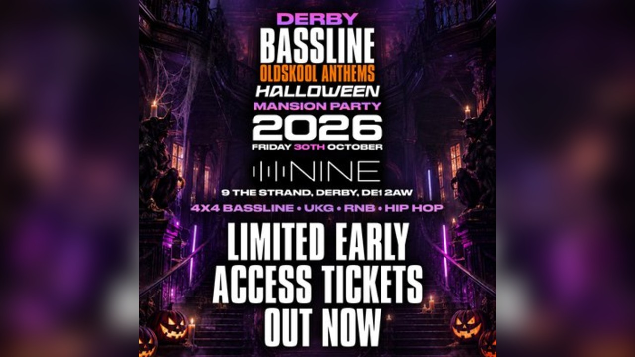 Bassline Oldskool Anthems Derby Halloween Mansion Party