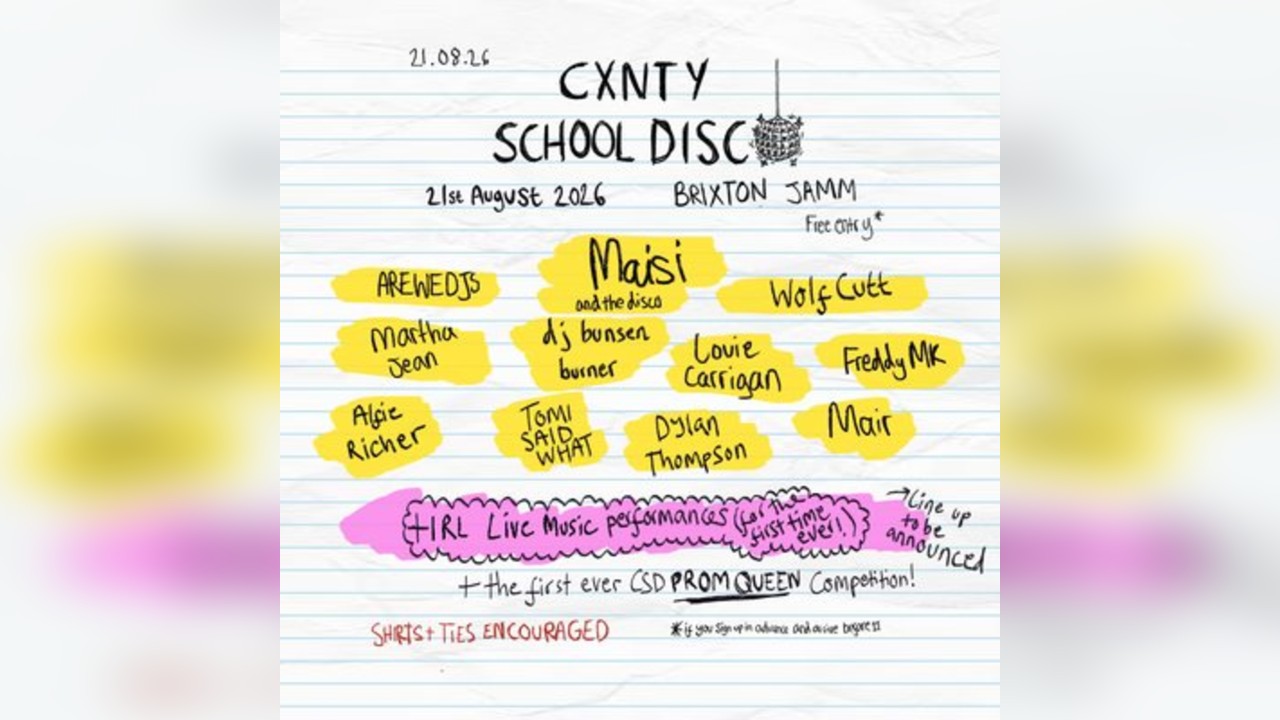 The Cxnty School Disco - Summer School