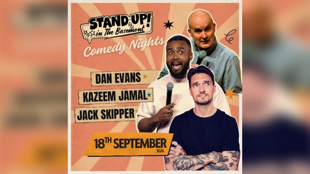 Stand Up Comedy with Jack Skipper, Dan Evans, & Kazeem Jamal