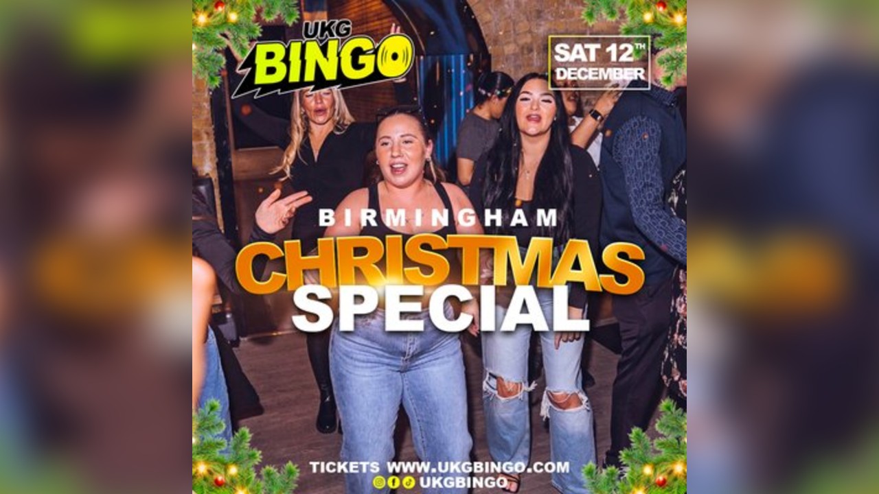 UKG BINGO Sat 12th Dec Birmingham