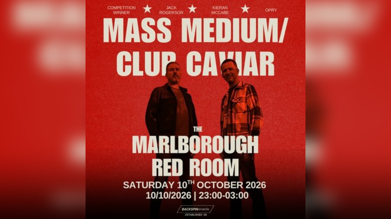 Backspin Events Present: Mass Medium/Club Caviar