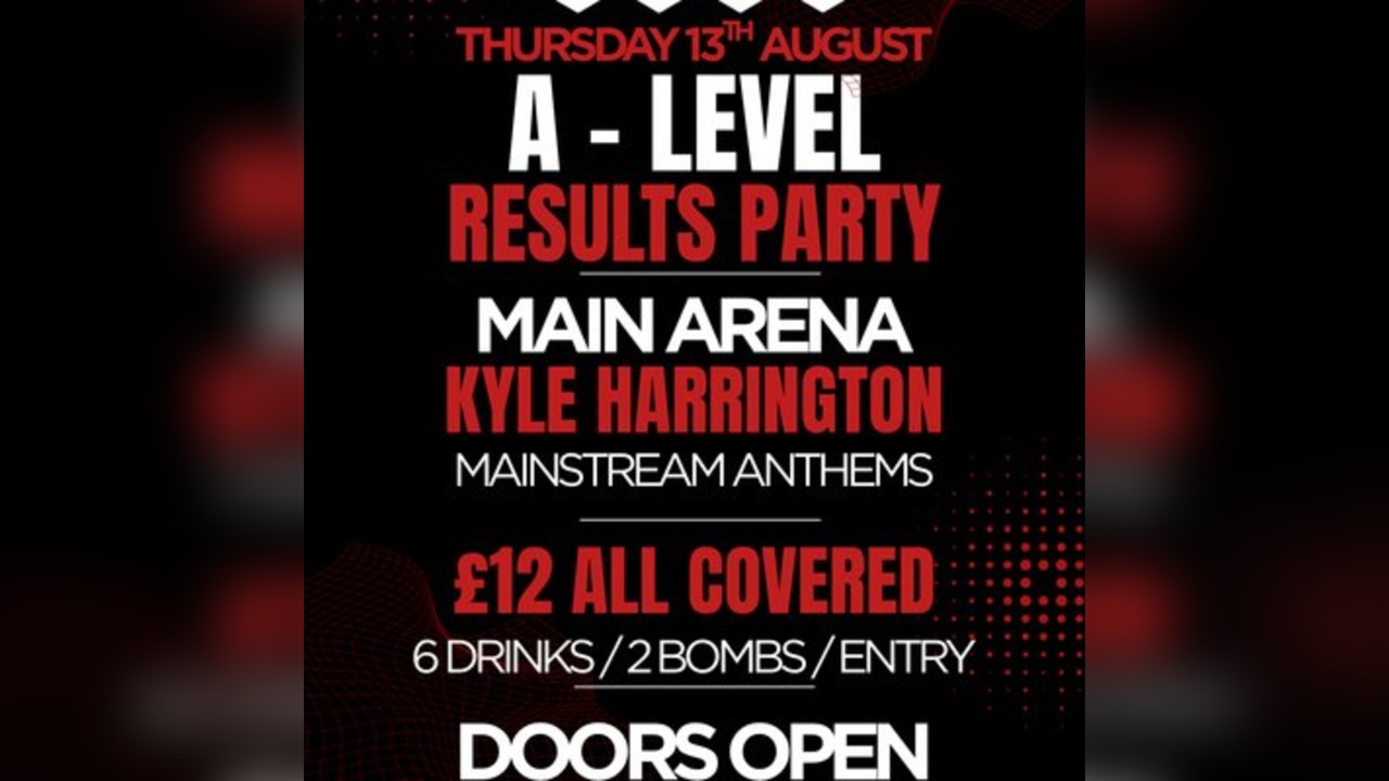A Level Results Night @ Cube