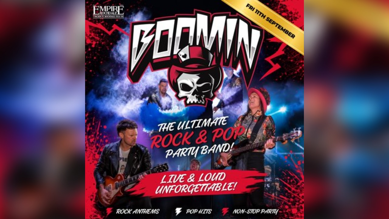 Boomin - the ultimate rock and pop party band - Live at Empire
