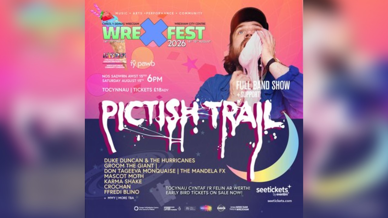 WREXFEST 2026 - Pictish Trail plus guests - Ty Pawb
