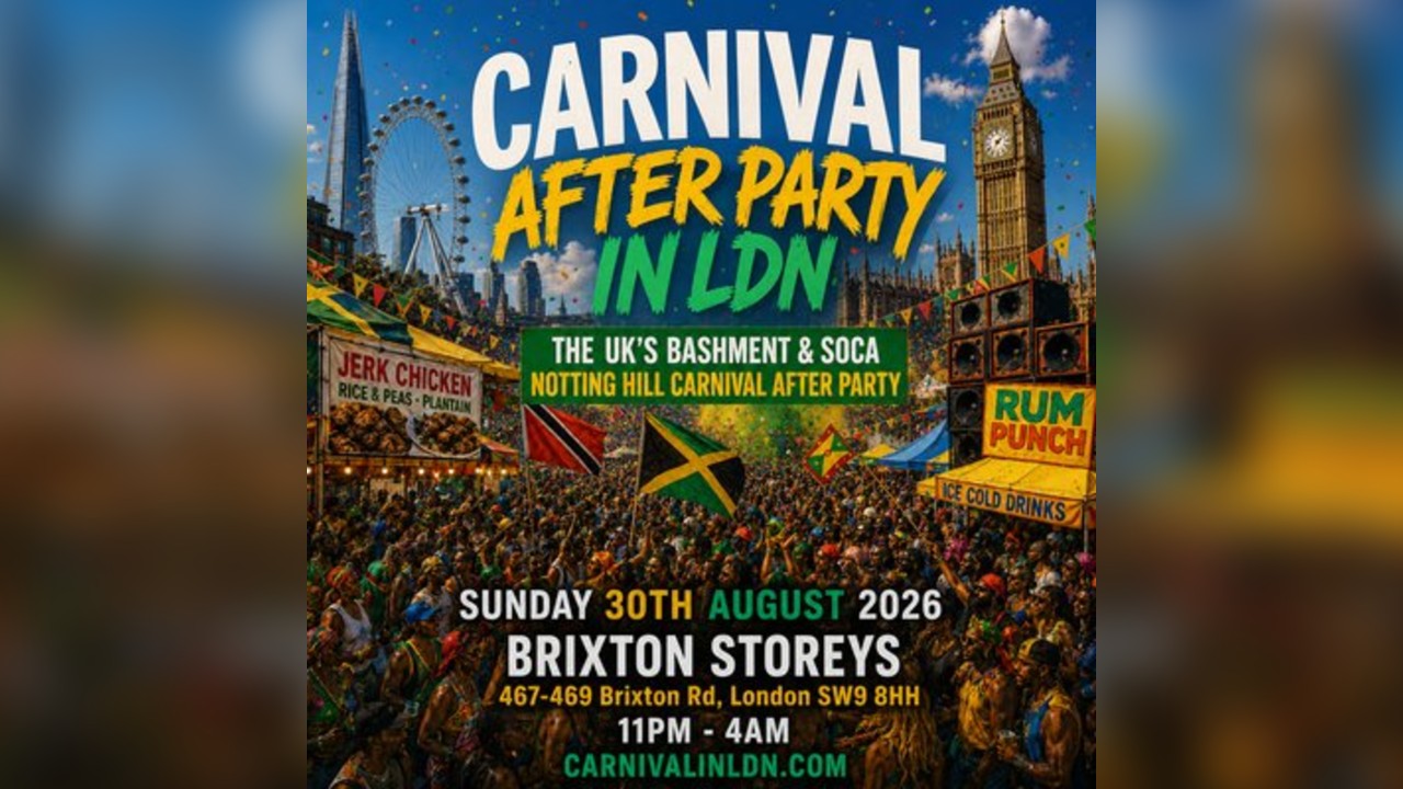 CARNIVAL IN LONDON: Notting Hill Carnival After Party in Brixton