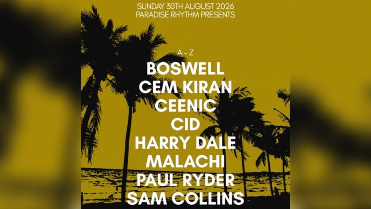 Paradise Rhythm Presents: The Summer Closing Party