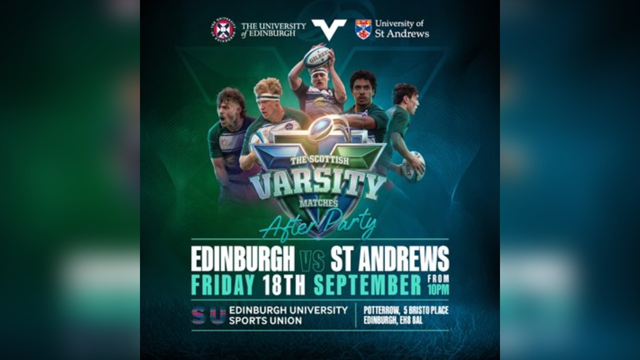 Scottish Rugby Varsity - Official Afterparty 2026