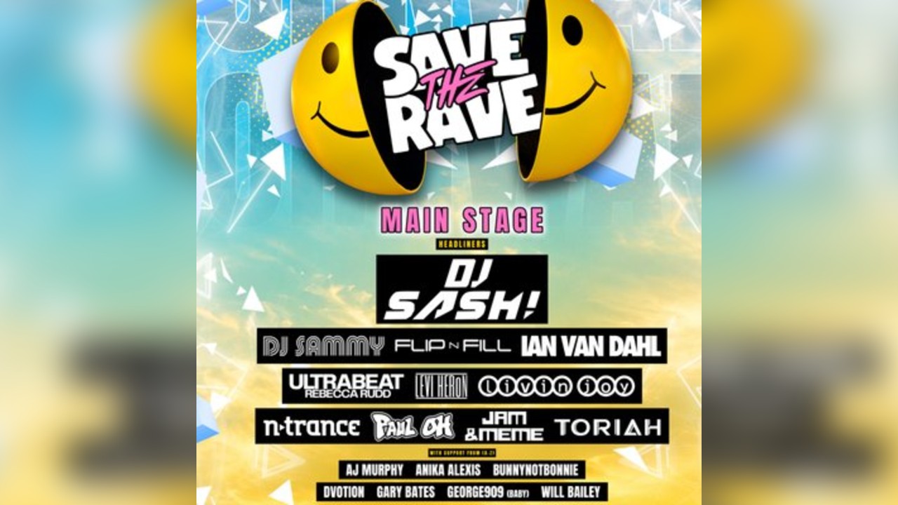Save The Rave: Old Skool Outdoor Festival, Cornwall 2026