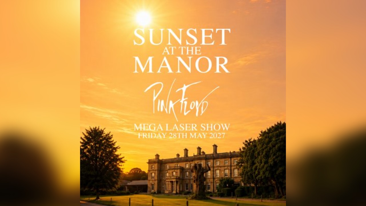 Sunset At The Manor | Pink Floyd Mega Laser Show | Kent