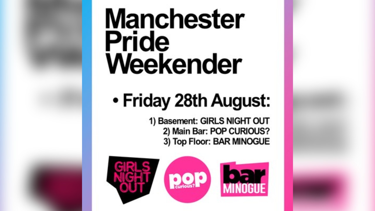 MCR Pride 3 room pop party (Fri 28th Aug) @ Joshua Brooks