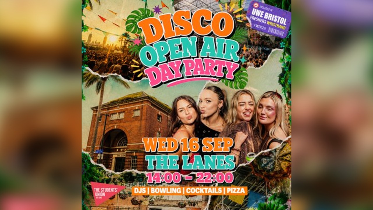 UWE Bristol Official Freshers | Open Air Disco Day Party