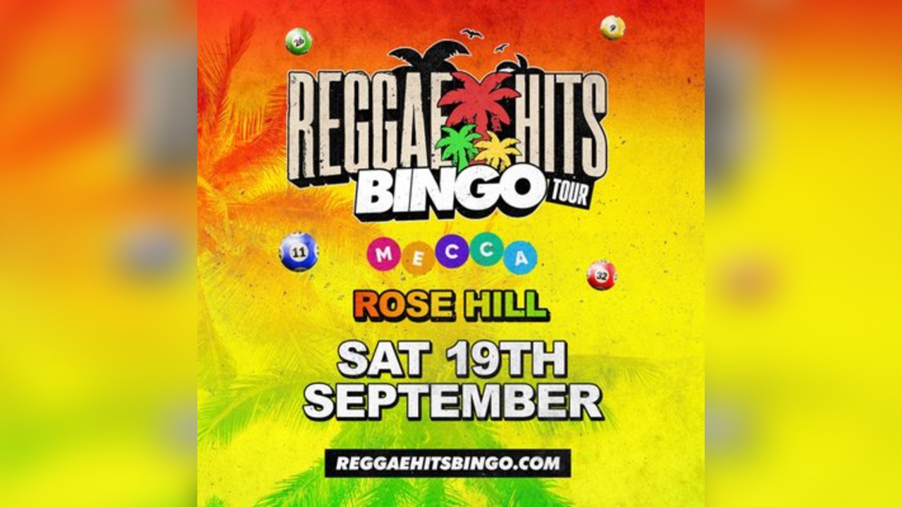 Reggae Hits Bingo | Rose Hill