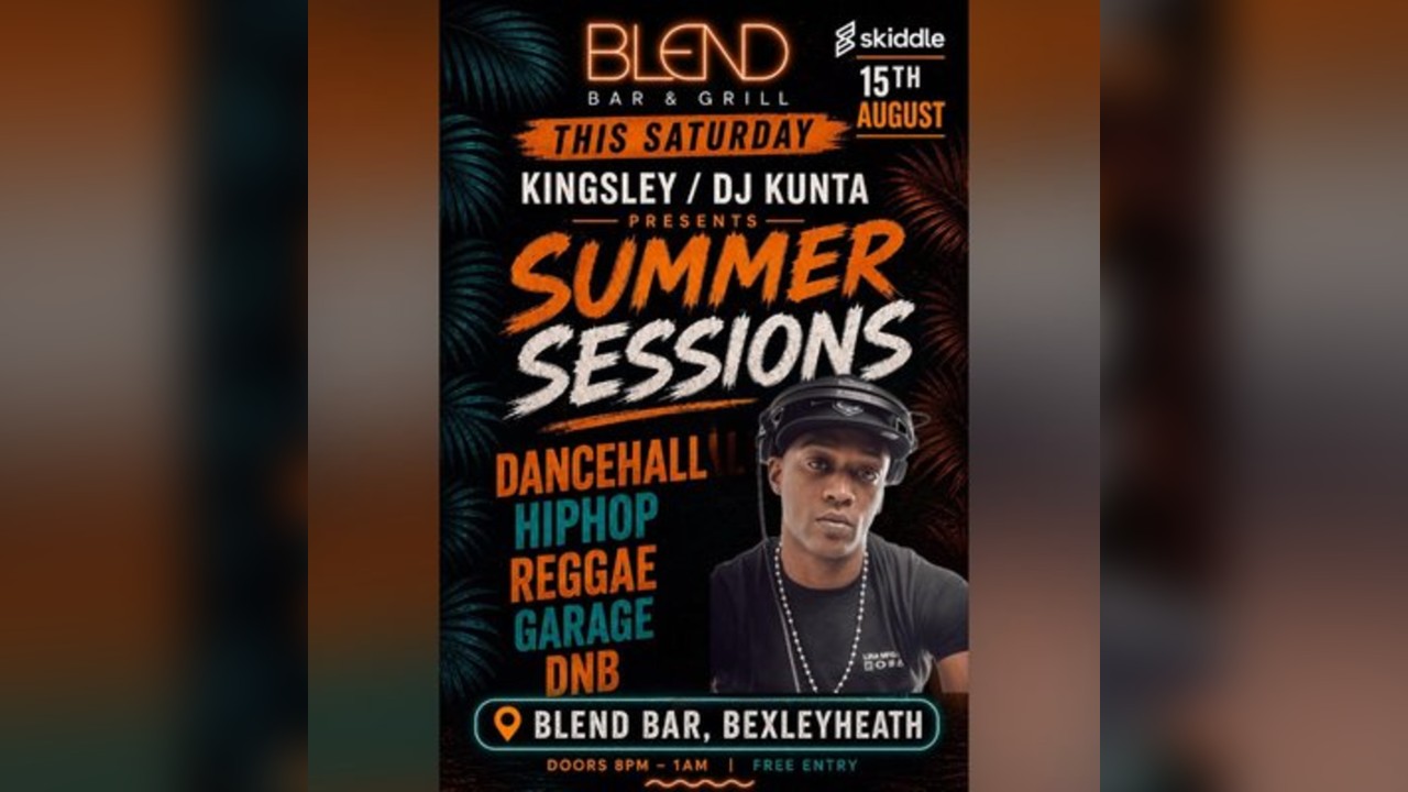 Dj Kunta @Blend Bar ,Bexleyheath ,15/08/26 ,Summer Sessions