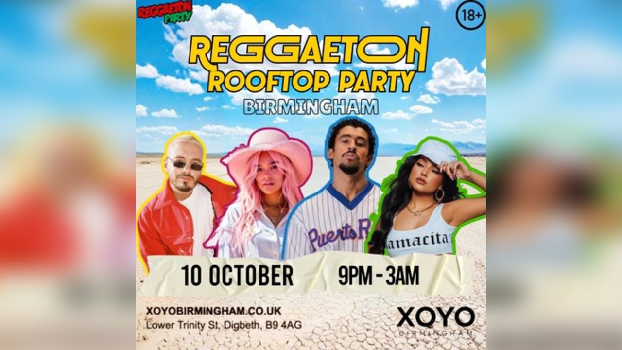 Reggaeton Rooftop Party (Birmingham)